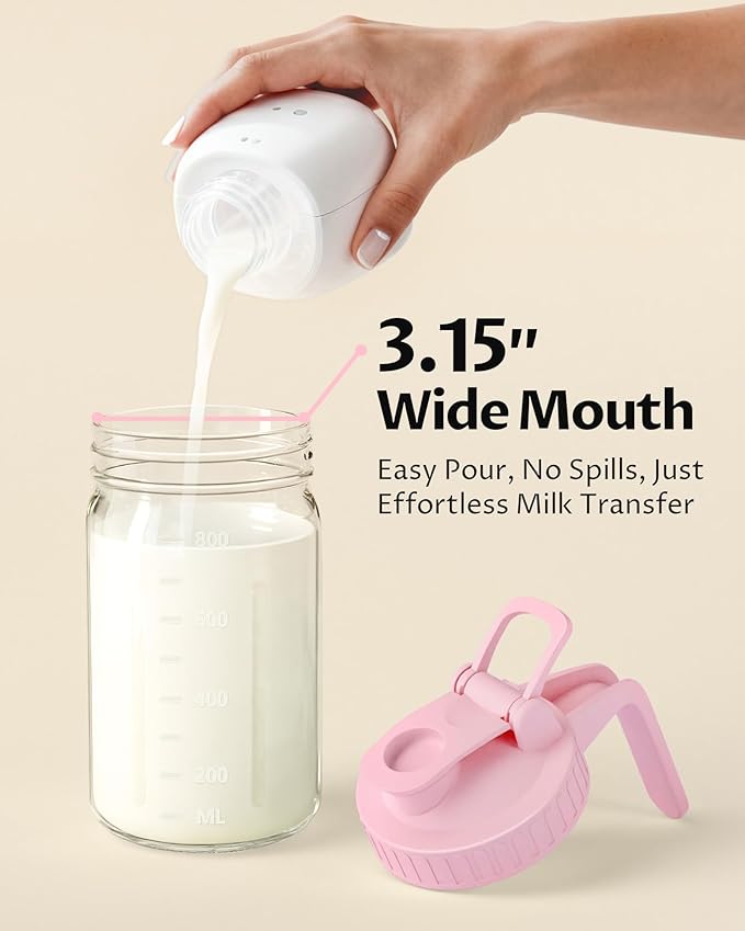 2-Pack 32oz Breast Milk Pitcher – Airtight, Leak-Proof Lids, Easy Pour Spout - Image 4