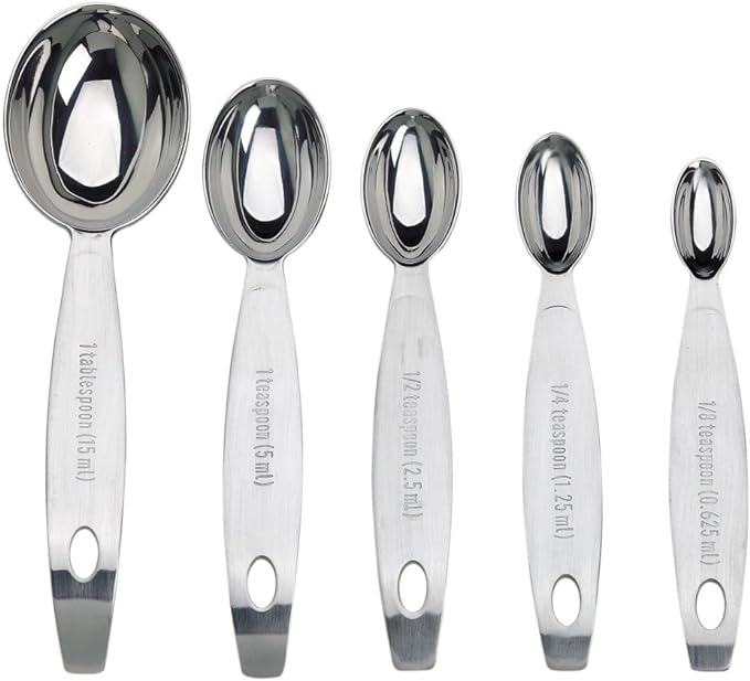 Cuisipro Stainless Steel Measuring Spoon Set Silver - Image 3