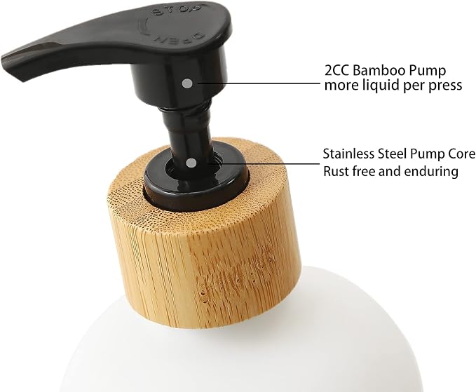 Shampoo and Conditioner Dispenser Set - Image 5