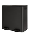 GarveeHome 2 x 10.6 gal Double Kitchen Trash Can, Stainless Steel Large Trash by GarveeHome