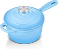 Enameled Cast Iron Sauce Pan by Leonyo