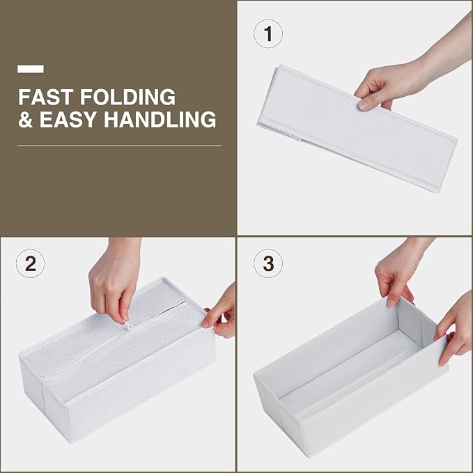 DIMJ Drawer Organizer Clothes 15 Pack - Image 5