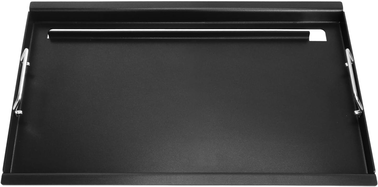 Full Size Griddle for Weber Old Spirit 200 Series, Flat Top Griddle for Spirit E/S 200 & 210 with Side Control Panel, Spirit 500, Genesis Silver A Gas Grills, Replace for 7521 7522 7523 65904 65905