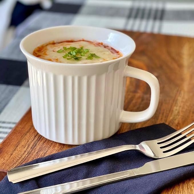 CorningWare 2-Pack 20oz Ceramic Meal Mugs - Image 4