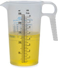 8oz 1 Cup Measure Pitcher with Convenient Conversion Chart– Food Grade by Turnah