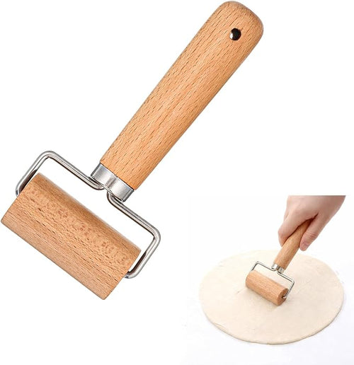 1 Pcs Wooden Dough Roller, Wooden Rolling Pin, Non-Stick Baker Pastry Roller by Unknown