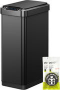 EKO Phantom-T 13.2 Gallon/ 50L Automatic Sensor Kitchen Trash Can, Slim by EKO