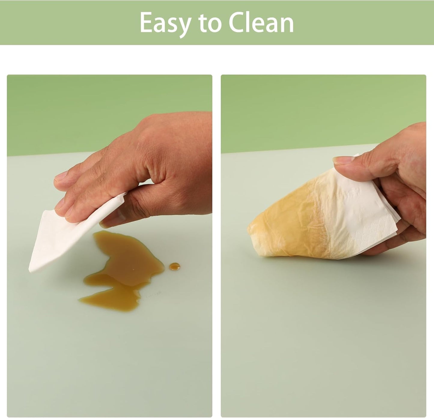 Large Clear Silicone Mats for Countertop: 1/25 x 23.6 x 35.5 Inch Translucent Non-Slip Baking Mat for Pastry - Heat Resistant Non Stick Sheet for Counter Protector