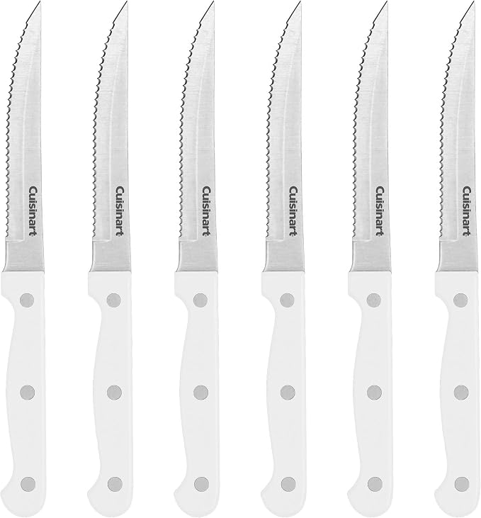 Cusinart Knife Set, Lightweight, Stainless Steel & Durable, C77TR-6PSKW by Cuisinart