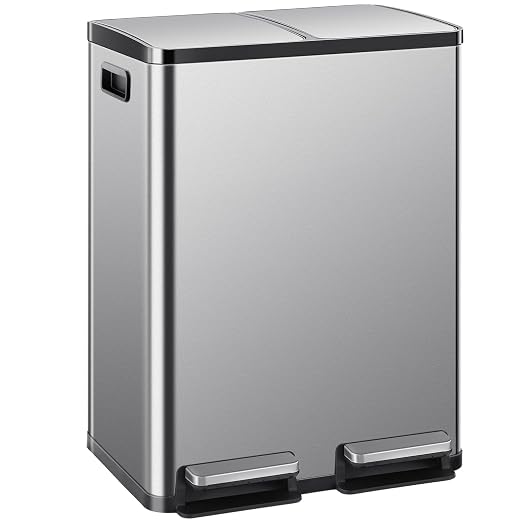 2×8 Gallon Kitchen Trash Can by Unknown