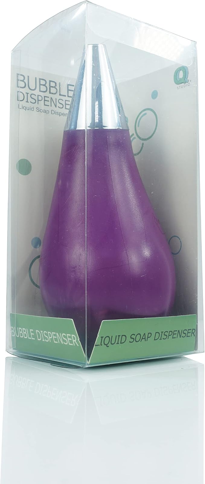Kitchen Bathroom Counter top Squeezable Soap Dispensers Tear Drop Shape Bottle - Image 4