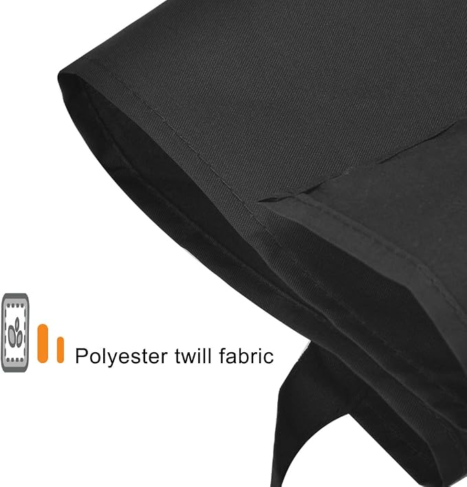12 Pcs Bib Bulk Black Aprons for Women Men Adult Girls Unisex - Image 6