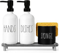 Kitchen Soap Dispenser Set, 16.9 fl oz Hand and Dish Soap Dispensers by TOLDATLI