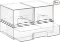 Vtopmart Stackable Storage Drawers Set of 3, Beauty Supplies, Pantry by Vtopmart