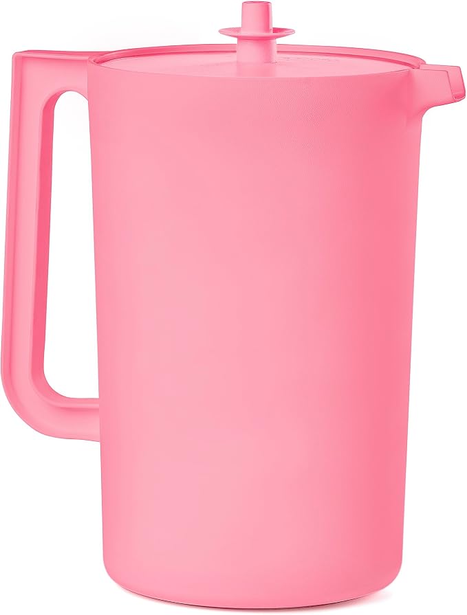 Tupperware Heritage 1 Gallon Pitcher in Soft Candy, Dishwasher Safe and BPA Free by Tupperware