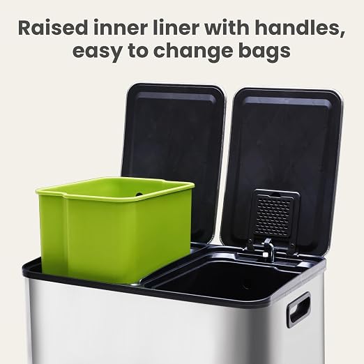 2×8 Gallon Kitchen Trash Can - Image 4