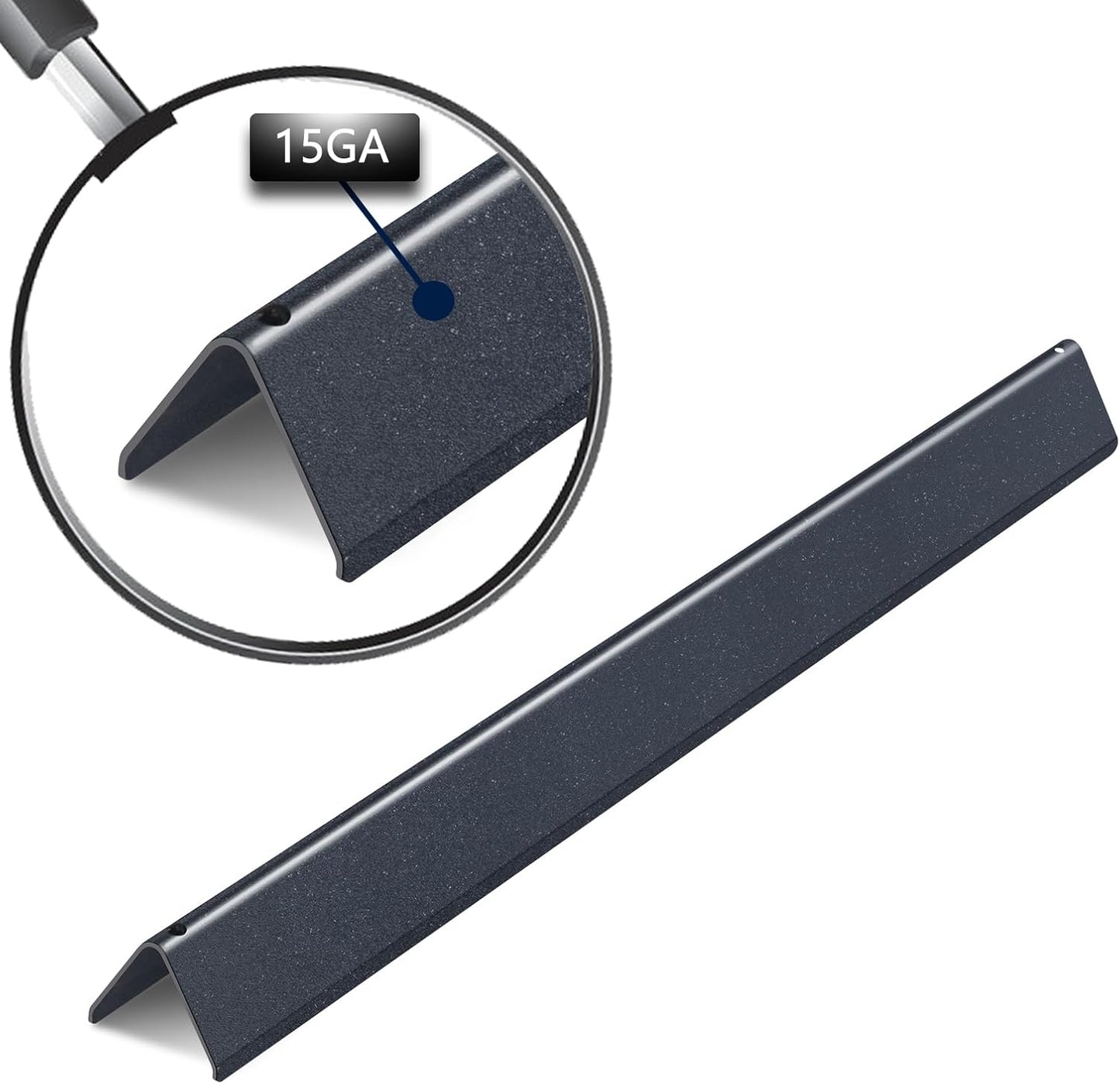 9MM Grill Grates Replacement Flavorizer Bars for 7535 7522 Weber Spirit Grill Spirit E-210, S-210, E-200, S-200, Weber Genesis Silver A, Spirit 500, Spirit 200 Series, 15” BBQ Grill Parts Grid