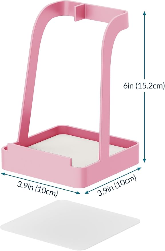 NiHome Kitchen Utensil Holder for Pot Lids & Spoons Pink Kitchen Accessories - Image 7