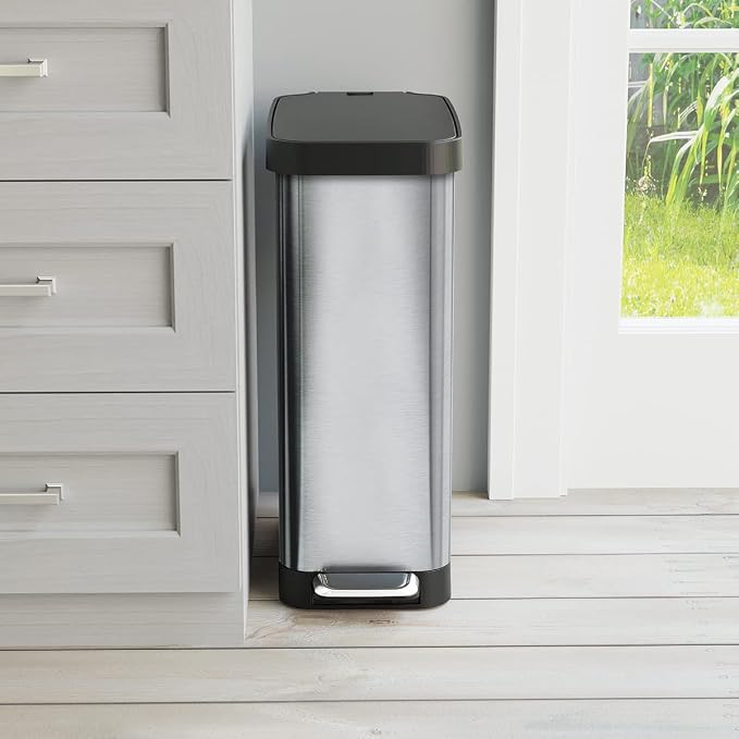 Glad Slim Trash Can with Clorox Odor Protection - Image 5