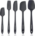 KITCHENLOVE Premium 600°F Heat Resistant 5 Piece Silicone Spatula Set by KITCHENLOVE
