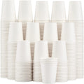 Lamosi 300 Pack Paper Cups 8 oz, Disposable Coffee Cups, Paper Coffee Cups 8 oz, White Hot/Cold Beverage Drinking Cup for Water Juice or Tea, Office Party Home Travel