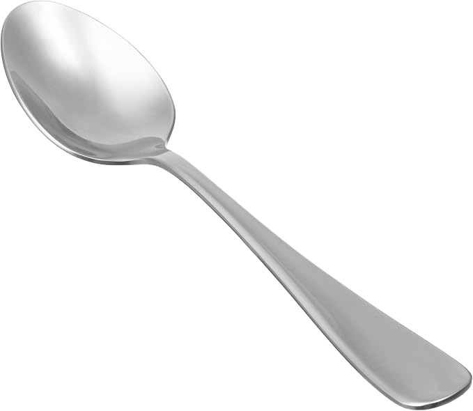 Amazon Basics Stainless Steel Dishwasher Safe Dinner Spoons by AmazonBasics