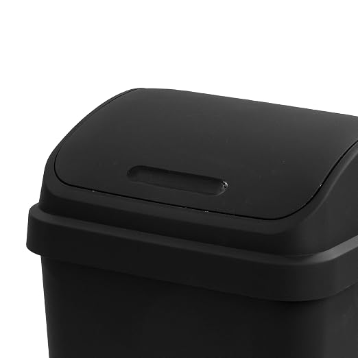 Sterilite Wastebasket SWINGTOP BLK 13GA 10899004 - Image 2