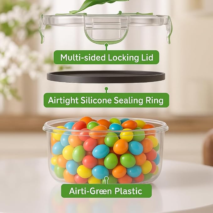 RockBerry 66 Pcs Large Food Storage Containers - Image 5