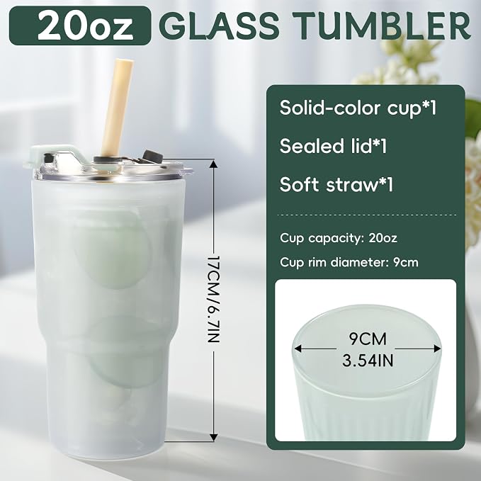 Iced Coffee Cups with Lids: Coffee Bar Accessories - Image 2
