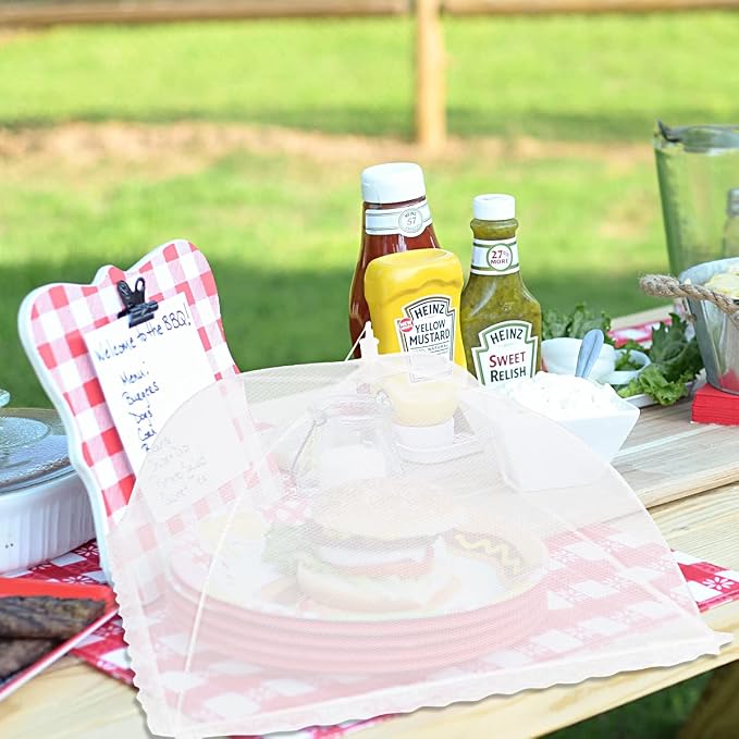 Pop-up Picnic Food Tent Covers, 17x17Inch Foldable Mesh Screen Food Covers - Image 9