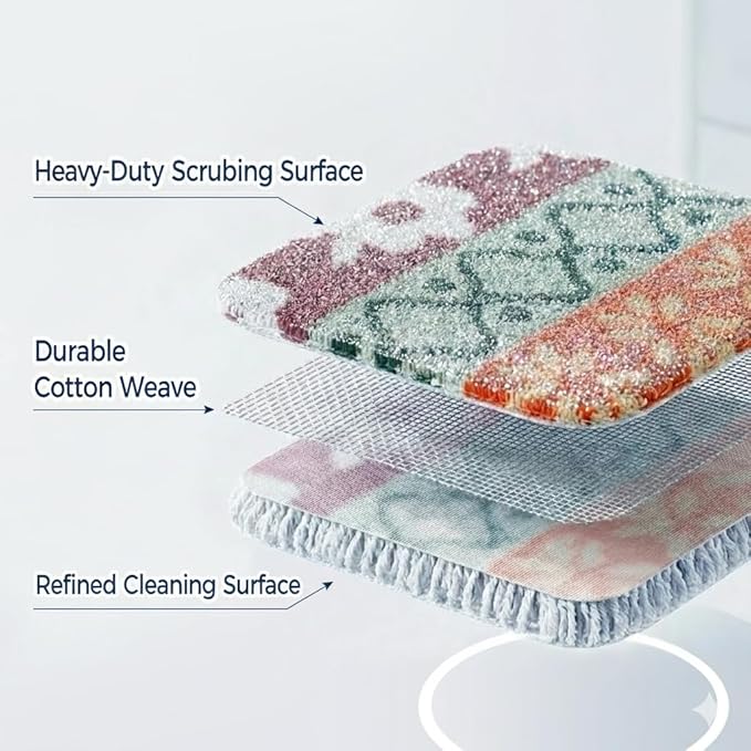 Amarelle GEN II Dish Washing Scrubbers, Made in Green Kitchen Scrubbers - Image 3