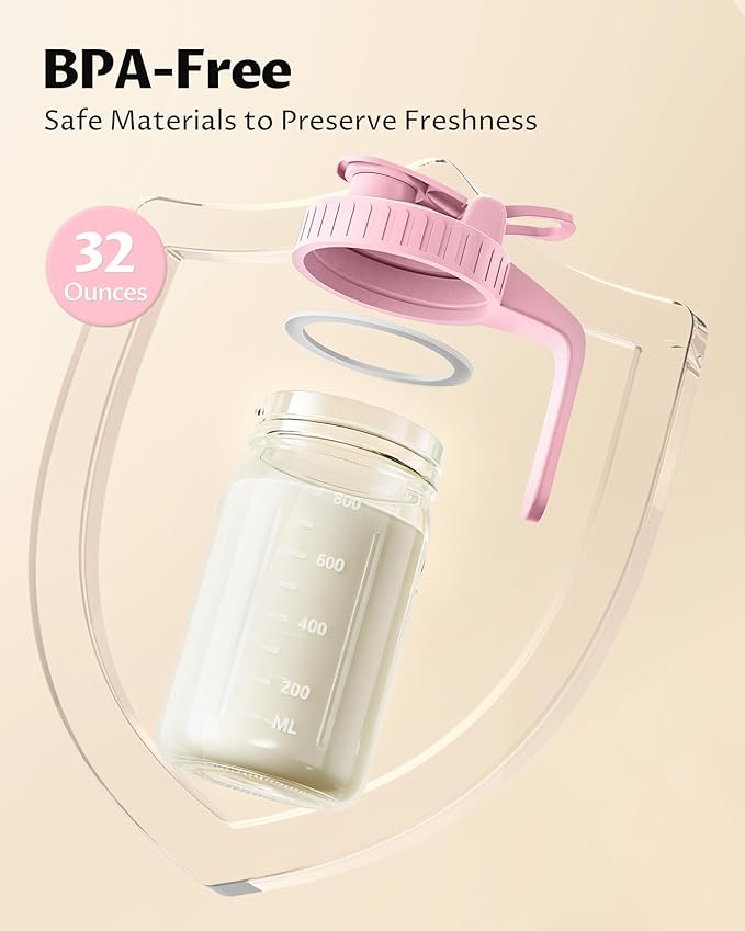 32oz Breast Milk Pitcher with Lid - Image 2