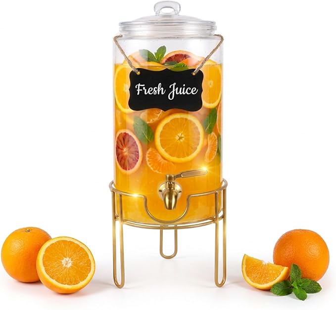 Drink Dispensers for Parties 1 Gallon, Bevarage Dispenser - Image 9