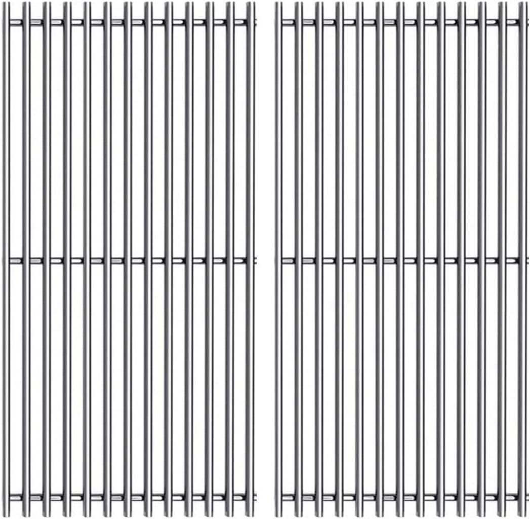 S6G550 (2-Pack) 19.2” Stainless Steel Cooking Grates for Weber Summit E-440, S-440, E-450, S-450, E-460, S-460, E-470, S-470 and Charmglow 720-0304