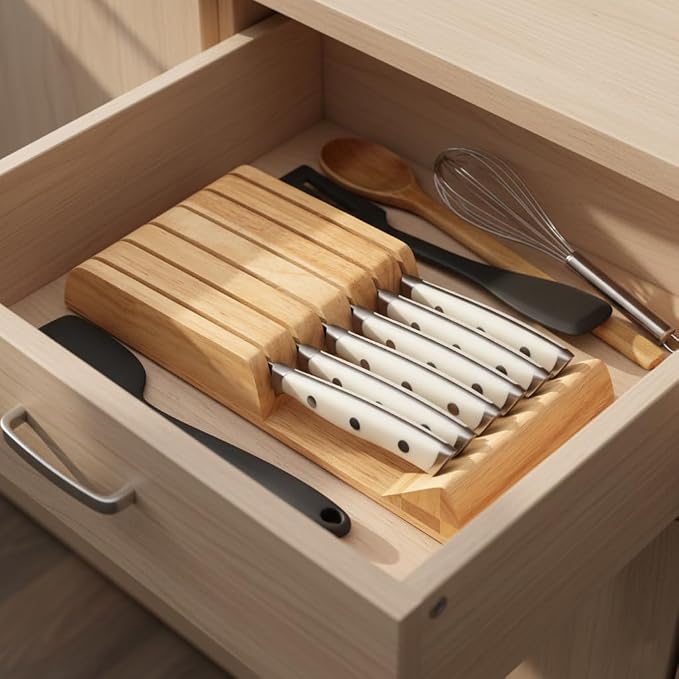 Alata 6-Piece White Steak Knives Set - Image 3
