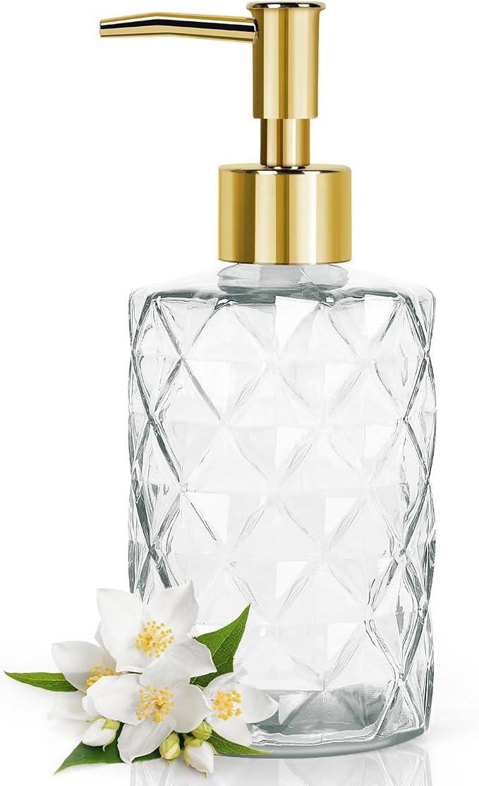 Topsky Glass Soap Dispenser by HomeandKitchenNO1