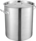 VEVOR 18/8 Stainless Steel Stockpot, 42QT Large Cooking Pots, Heavy Duty by VEVOR