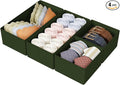 DIMJ Drawer Organizers Clothes, Fabric Closet Organizers and Storage, Shallow by DiMJ