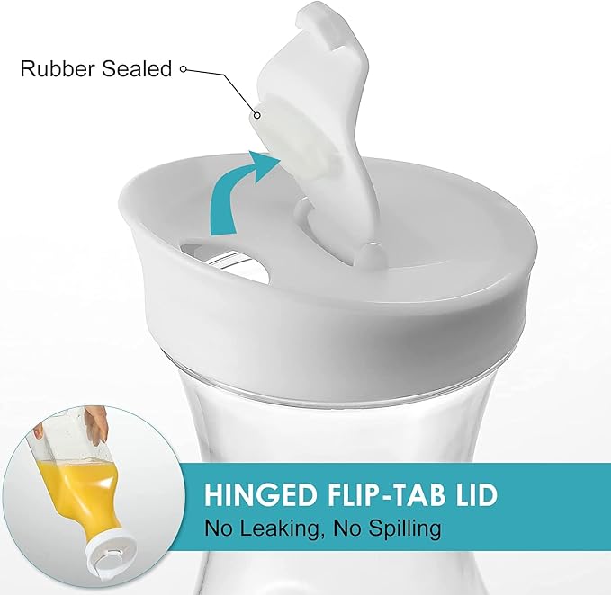 Plastic 4 Pack Large 50 Oz Water Carafe - Image 3
