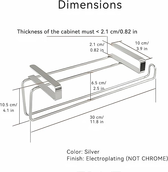 T.R.Sani. Paper Towel Holder Under Cabinet - Image 3