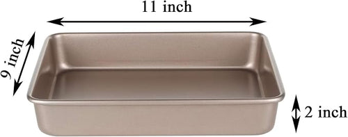 11 Inch Baking Sheets Pan Nonstick Set of 2, Walooza Cookie Sheet Replacement - Image 2
