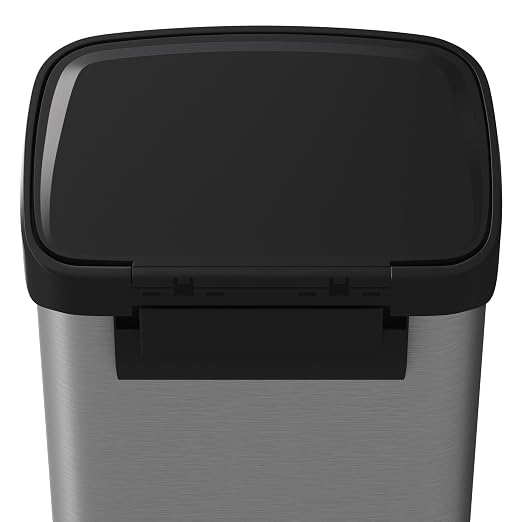 Garvee 13 gal / 50 L Stainless Steel Trash Can - Image 8
