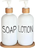 White Soap Dispenser Bathroom Set, Set by DIDROOM