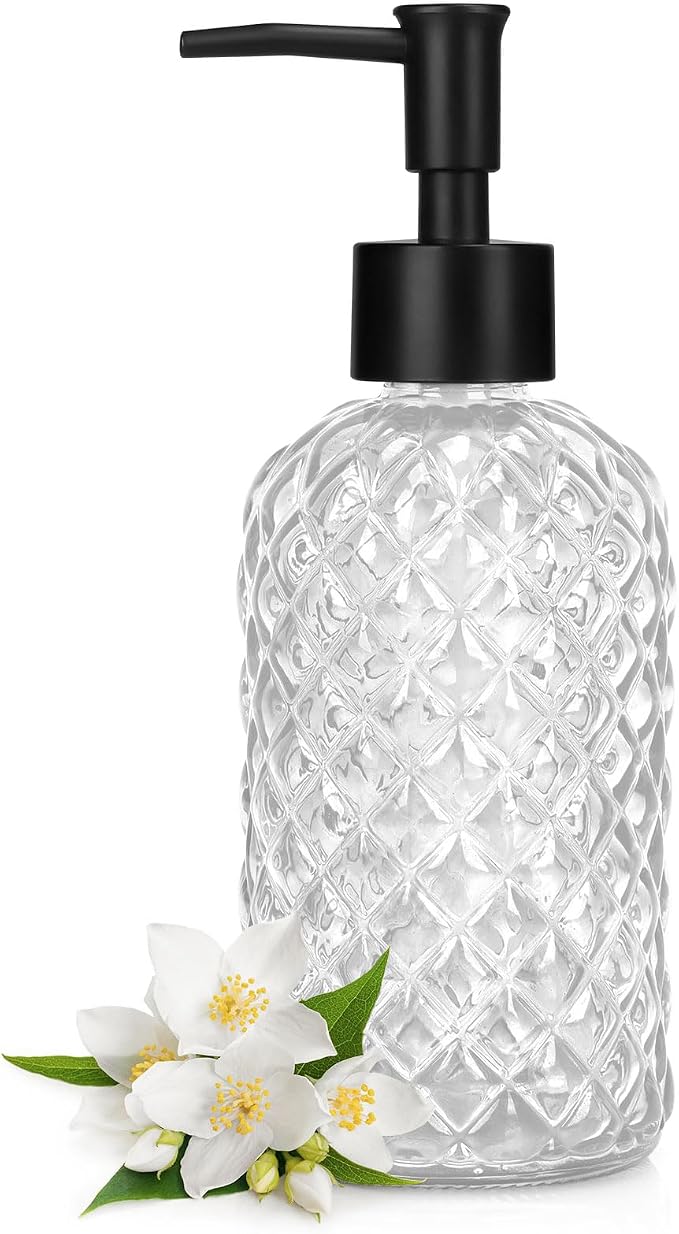 Topsky Gem Glass Soap Dispenser by HomeandKitchenNO1