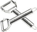 Basily Premium Julienne and Serrated Stainless Steel Peeler by MEKBOK