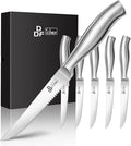DDF iohEF Steak Knife Set, 6 Piece Steak Knife, High Carbon Japanese Stainless by DDFiohEF