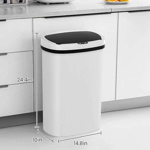 13 Gallon Trash Can | 50L Sensor Automatic Kitchen Trash Can - Image 8