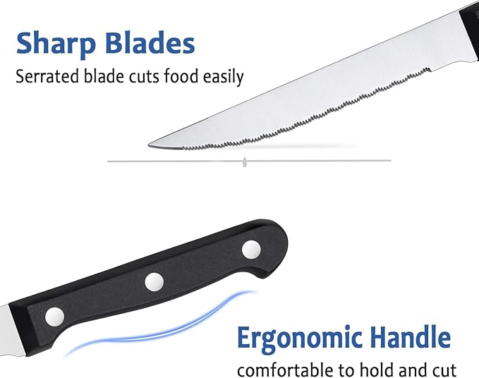 BEWOS Steak Knives Set of 16 - Image 3