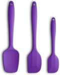 Silicone Spatula 3‑Piece Set Heat Resistant 600°F Non‑Stick Rubber Spatulas by ALLWIN-HOUSEWARE