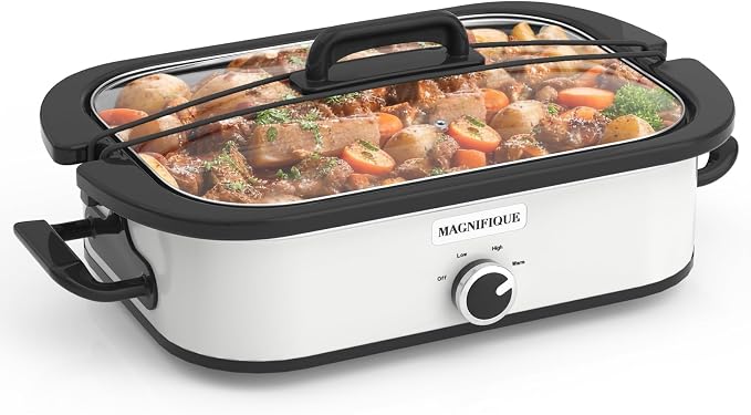 MAGNIFIQUE 4 Quart Casserole Slow Cooker by Magnifique